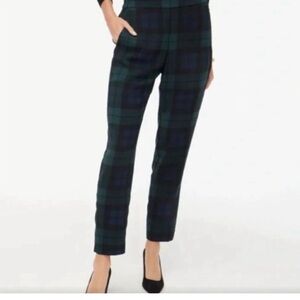 New with Tags women's J Crew Factory Jamie pant in black watch plaid - sz 8
